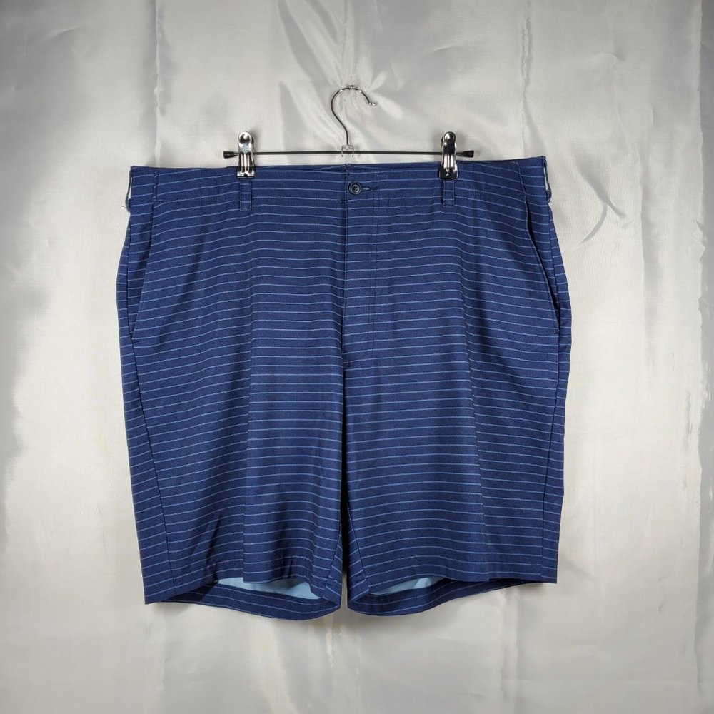 Pro Tour Golf Lightweight Shorts Blue Stripped 4 Pockets Men Sz 40